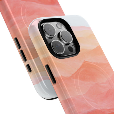 Alpenglow Ridge Vista · Tough 2.0 Magnetic Phone Case for iPhone · Orange