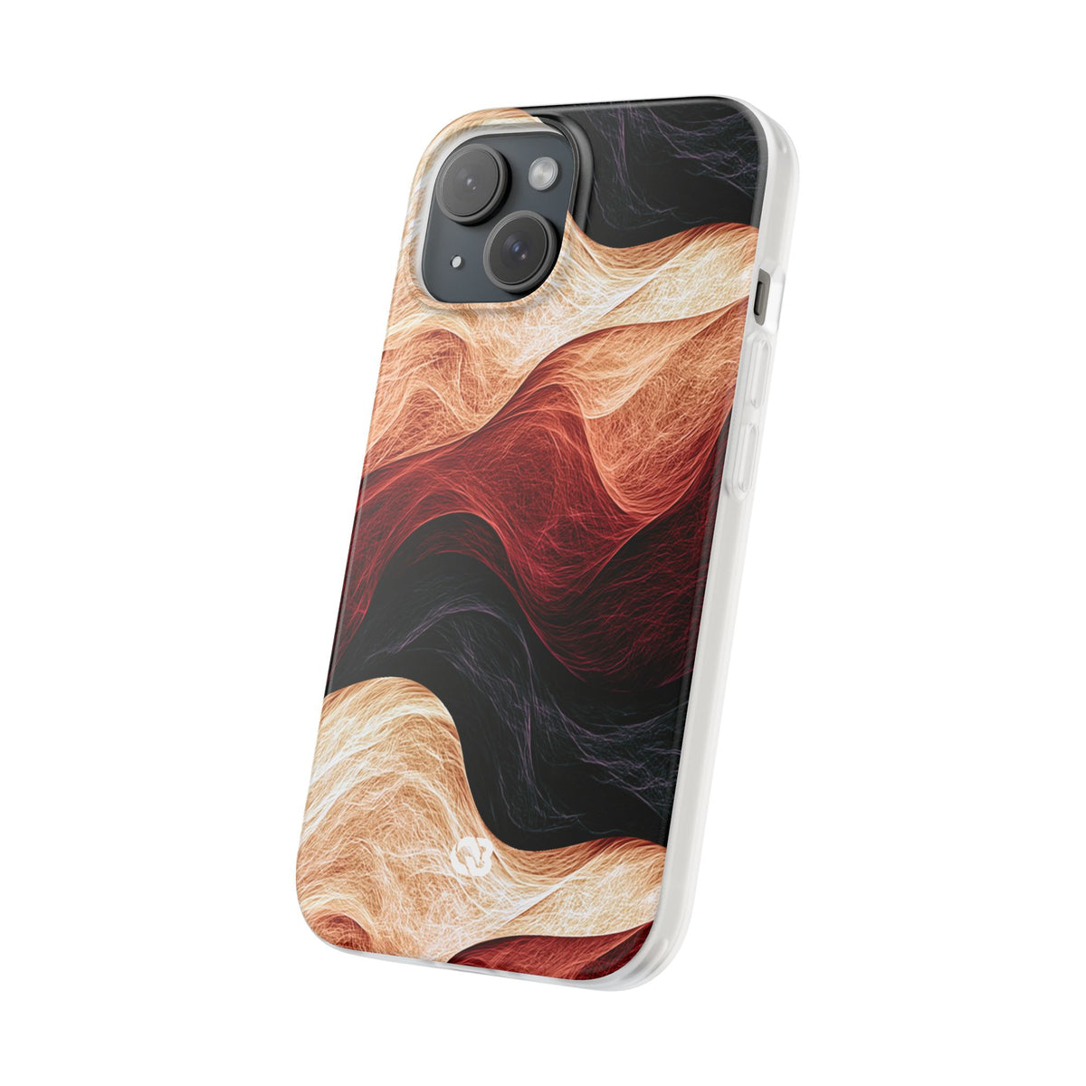 Ember Wave Dispersion · Lite Phone Case for iPhone ·  Red