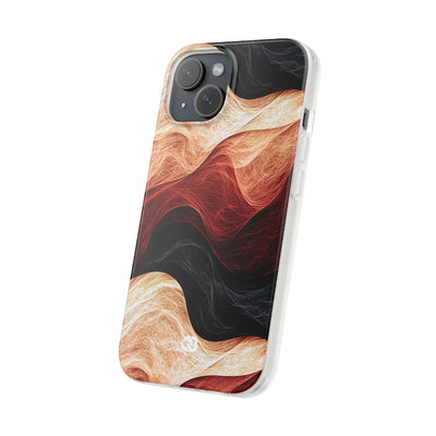 Ember Wave Dispersion · Lite Phone Case for iPhone ·  Red