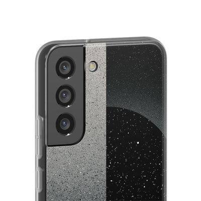 Black Lite Phone Case for Samsung - Lunar Static Orbit