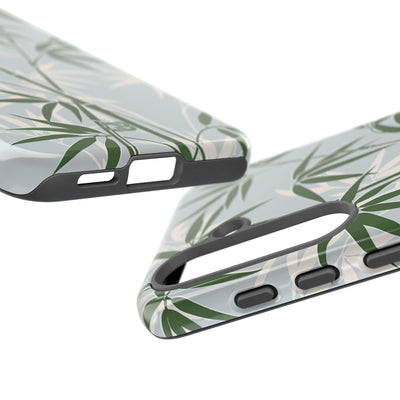 Green Tough Phone Case for Samsung - Kyoto Bamboo Canopy