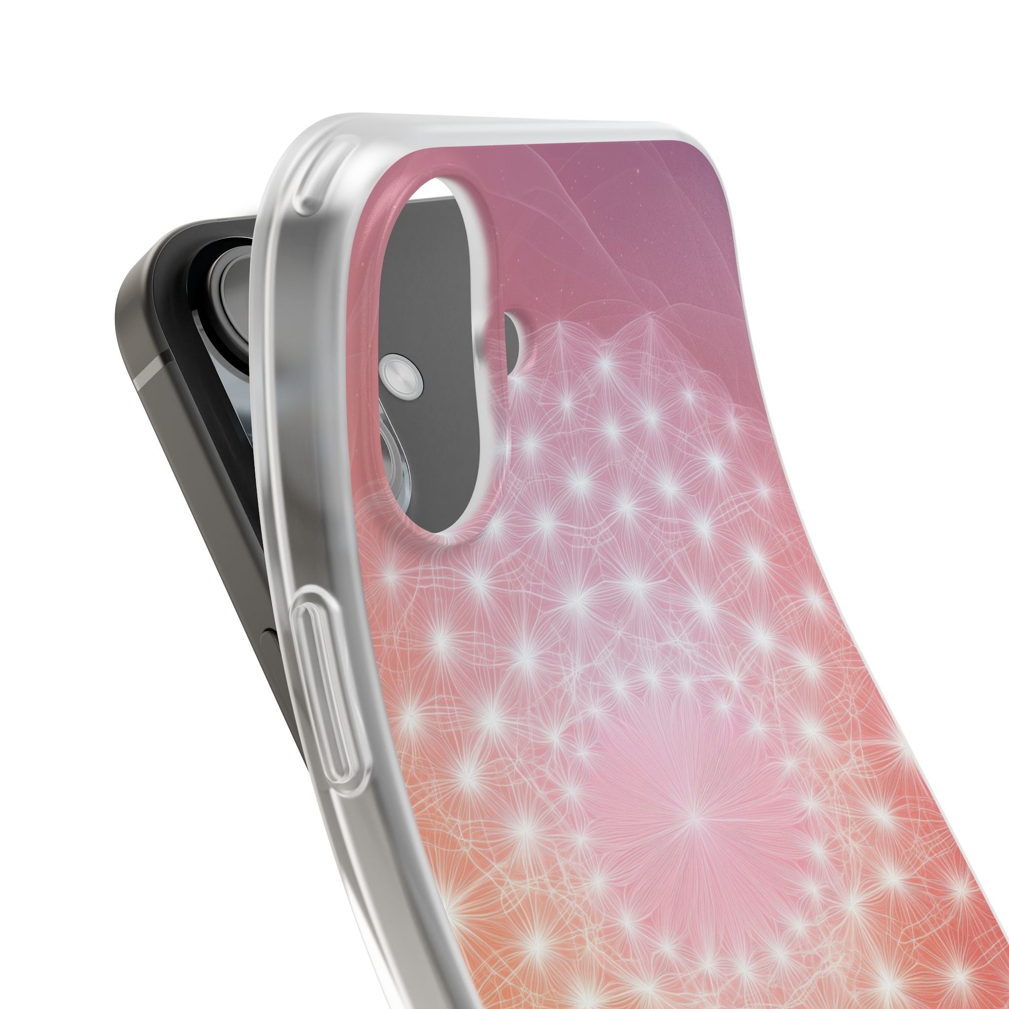 Radiant Stardust Mandala · Soft Phone Case for iPhone