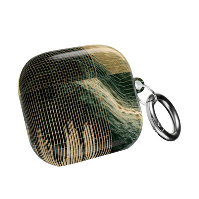 Orbital Topography · Hard Case for AirPods & AirPods Pro · Green