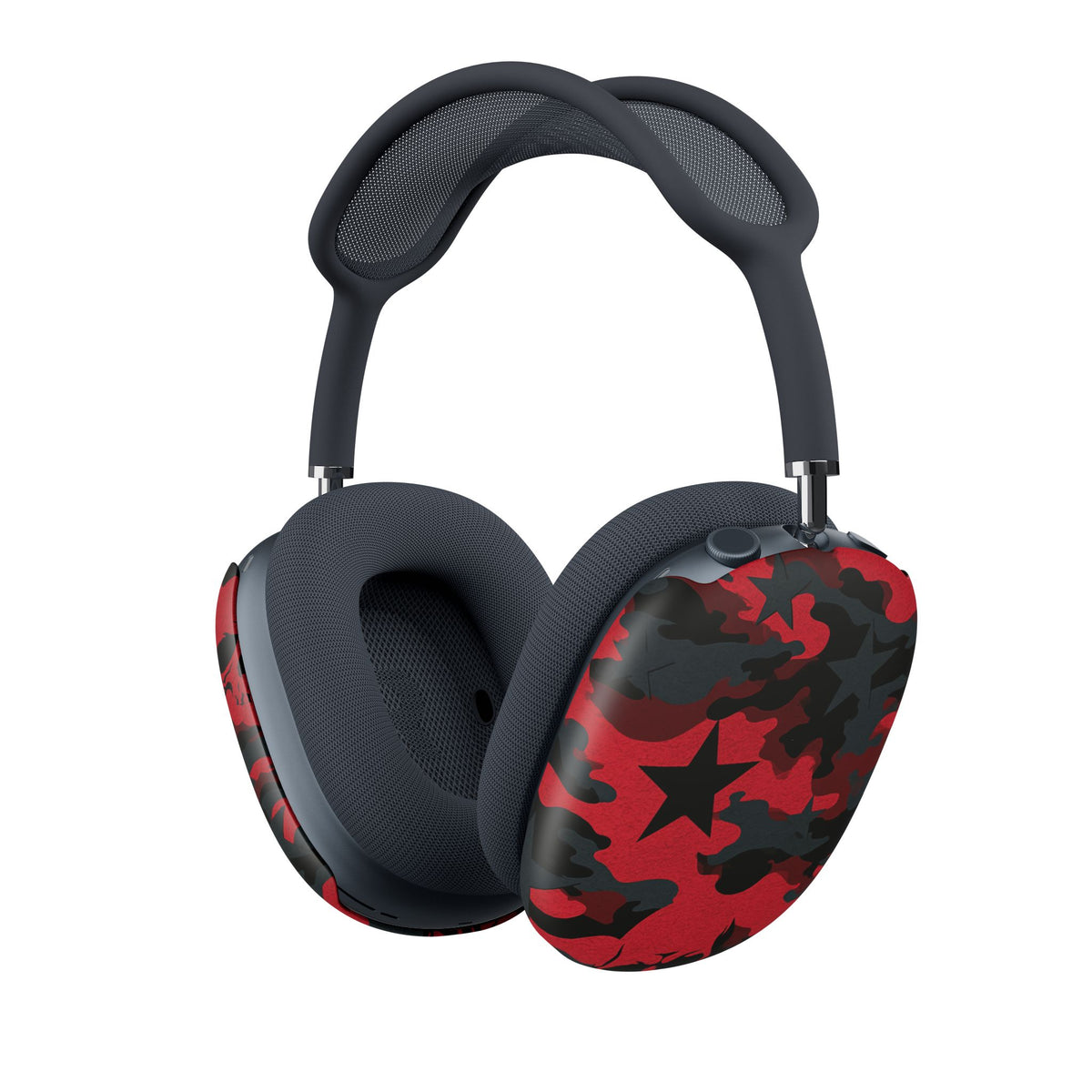 Crimson Skull Camo · Hard Case for AirPods Max · Red