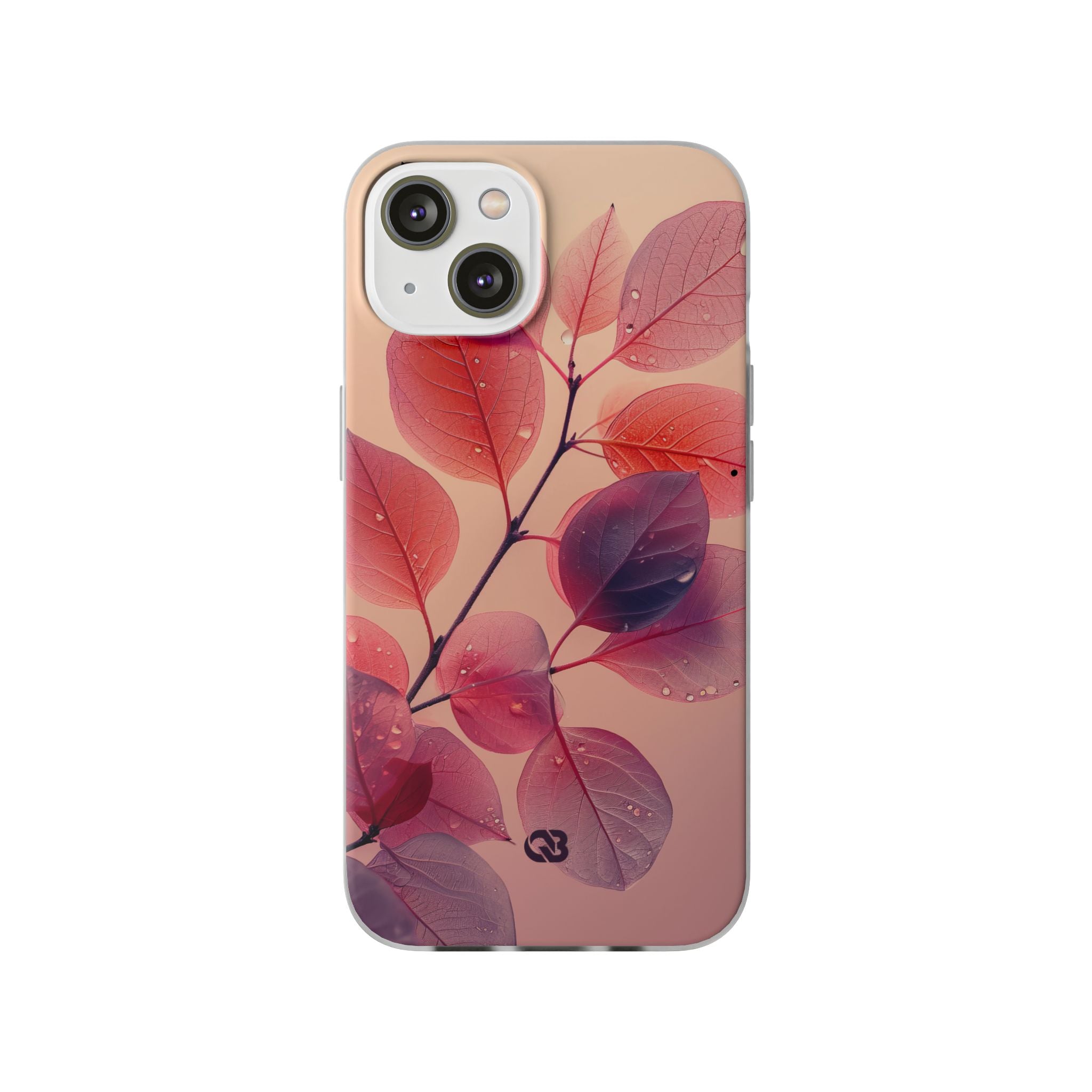 Dewy Magenta Foliage · Soft Telefoncover for iPhone