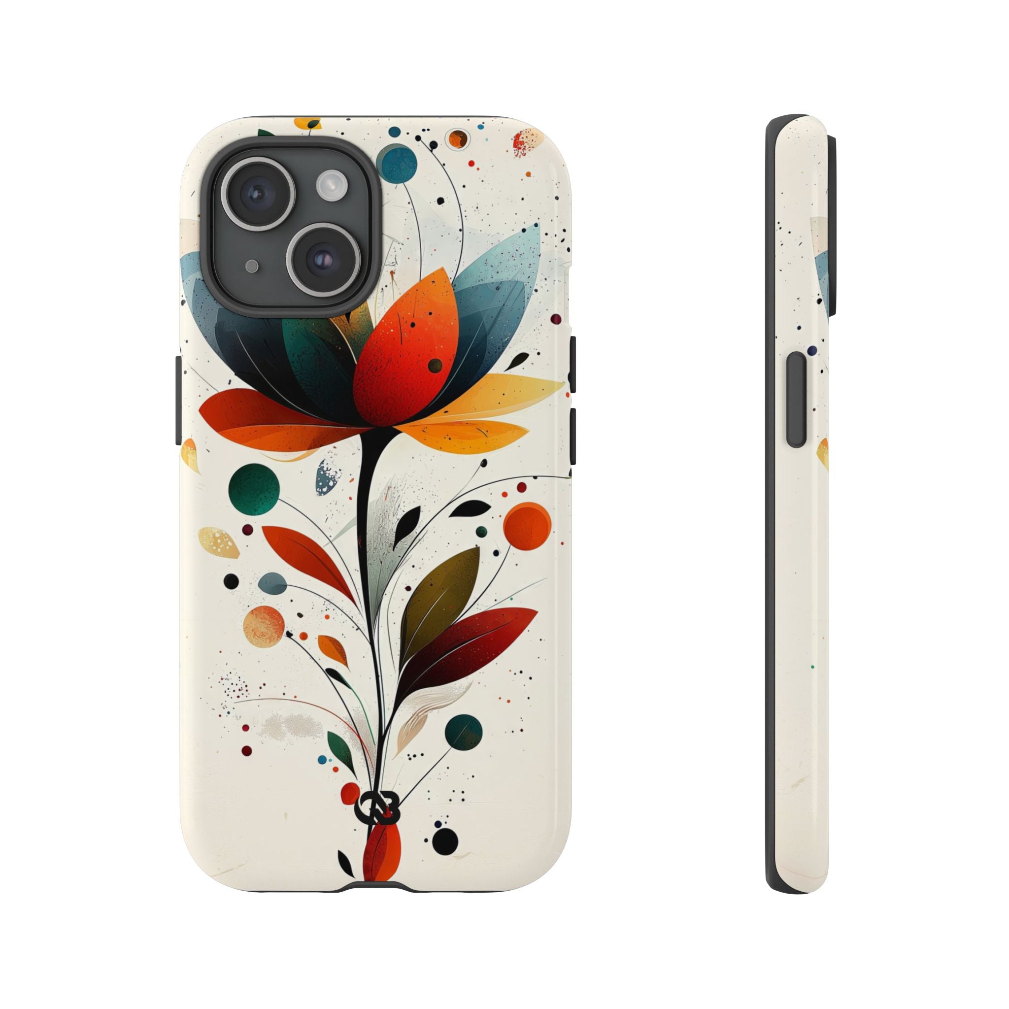 Burnt Petal Abstract · Tough Phone Case for iPhone