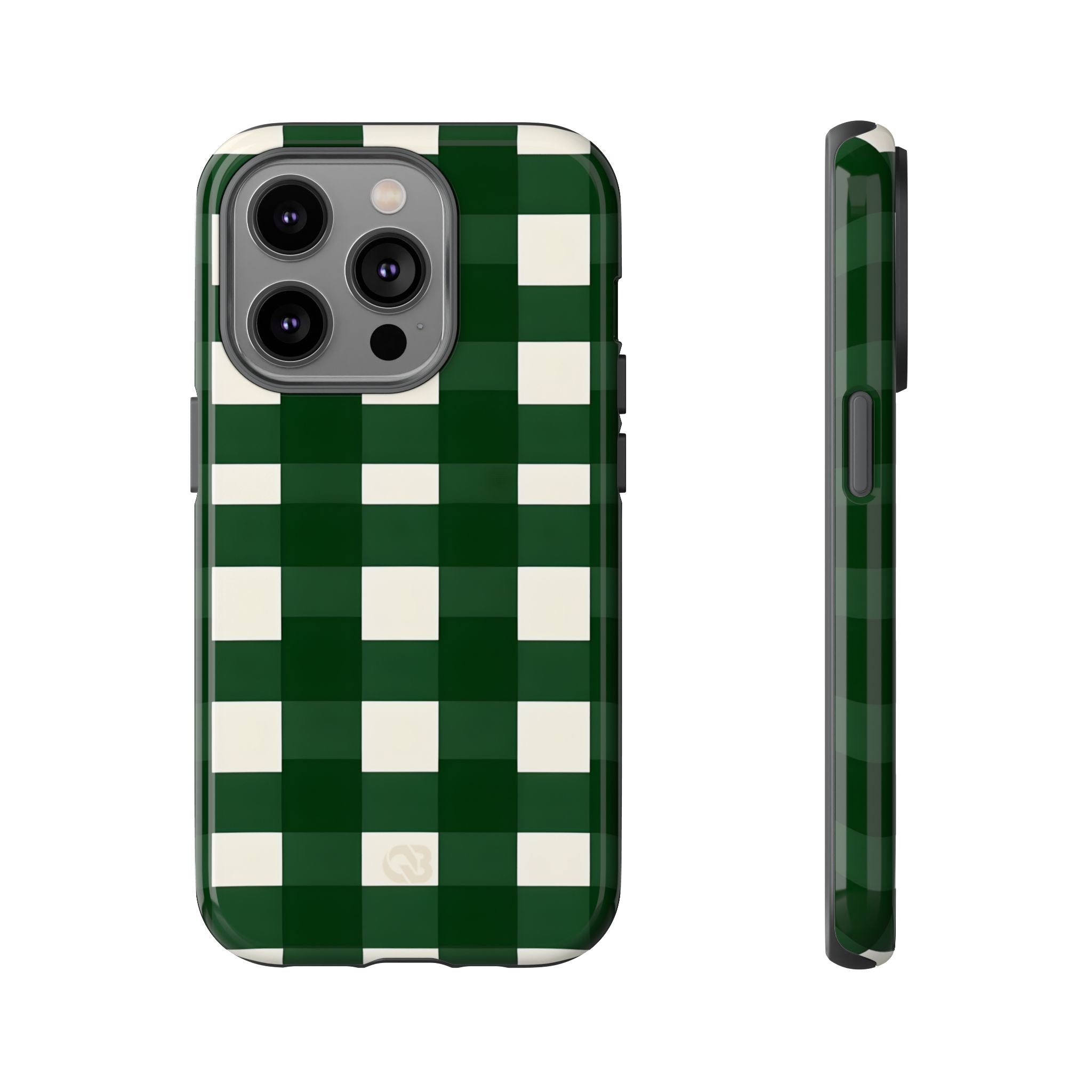 Hunter Green Plaid · Tough Phone Case for iPhone