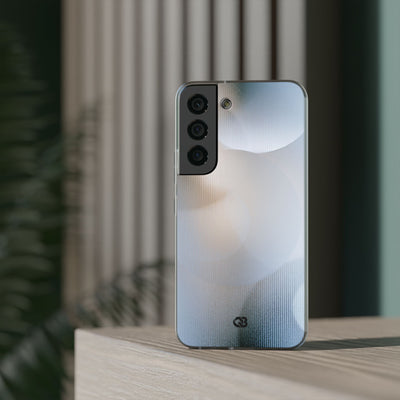 White Lite Phone Case for Samsung - Frosted Ribbed Sphere