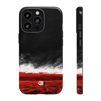 Crimson Void · Tough Phone Case for iPhone · Black