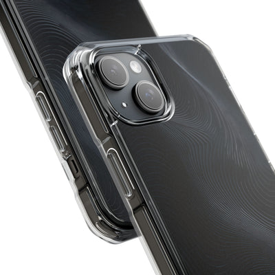 Black Impact MagSafe Phone Case for iPhone - Obsidian Ridge Flux