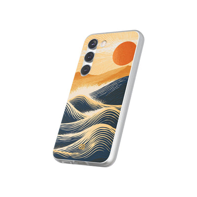 Blue Lite Phone Case for Samsung - Kyoto Cresting Tide