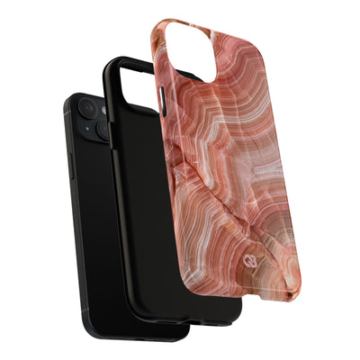 Blushing Rose Strata · Tough 2.0 Magnetic Phone Case for iPhone · Pink