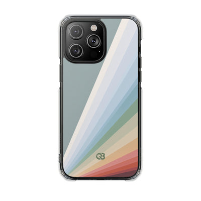 Green Impact MagSafe Phone Case for iPhone - Sage Prism Beam