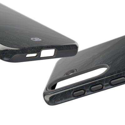Black Tough Phone Case for Samsung - Midnight Slate Ridge