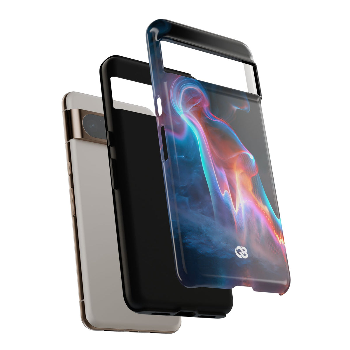 Neon Waveform · Tough Phone Case for Pixel ·  Black