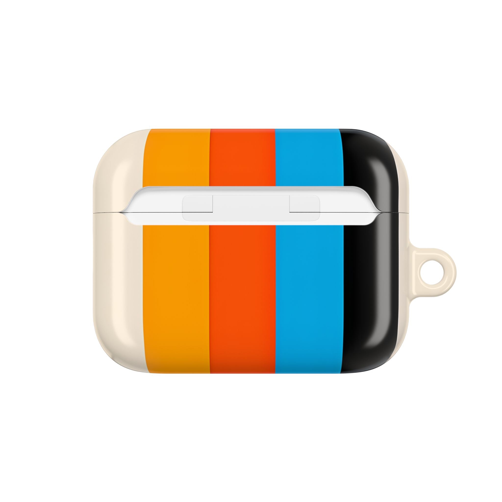 Rainbow Stripes Beige - AirPods Case