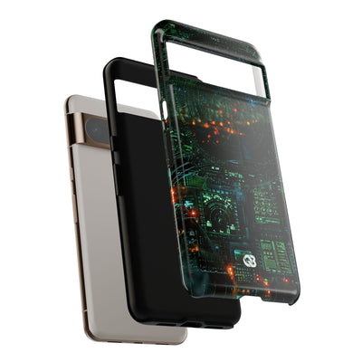 Tactical Avionics HUD · Tough Phone Case for Pixel ·  Green