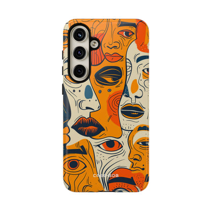 Verwickelte Gesichter Sonnenuntergang Samsung S24 Plus Case - Tough