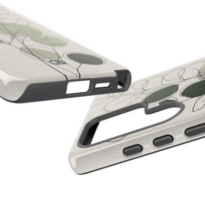 Eucalyptus Foliage Study · Tough Phone Case for Samsung · Green