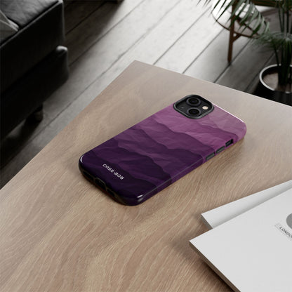Purple Wave Layers iPhone 14 Plus Case - Tough