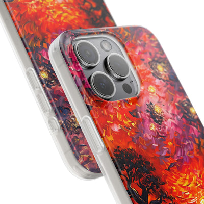 Molten Sky Tree · Soft Handyhülle für iPhone