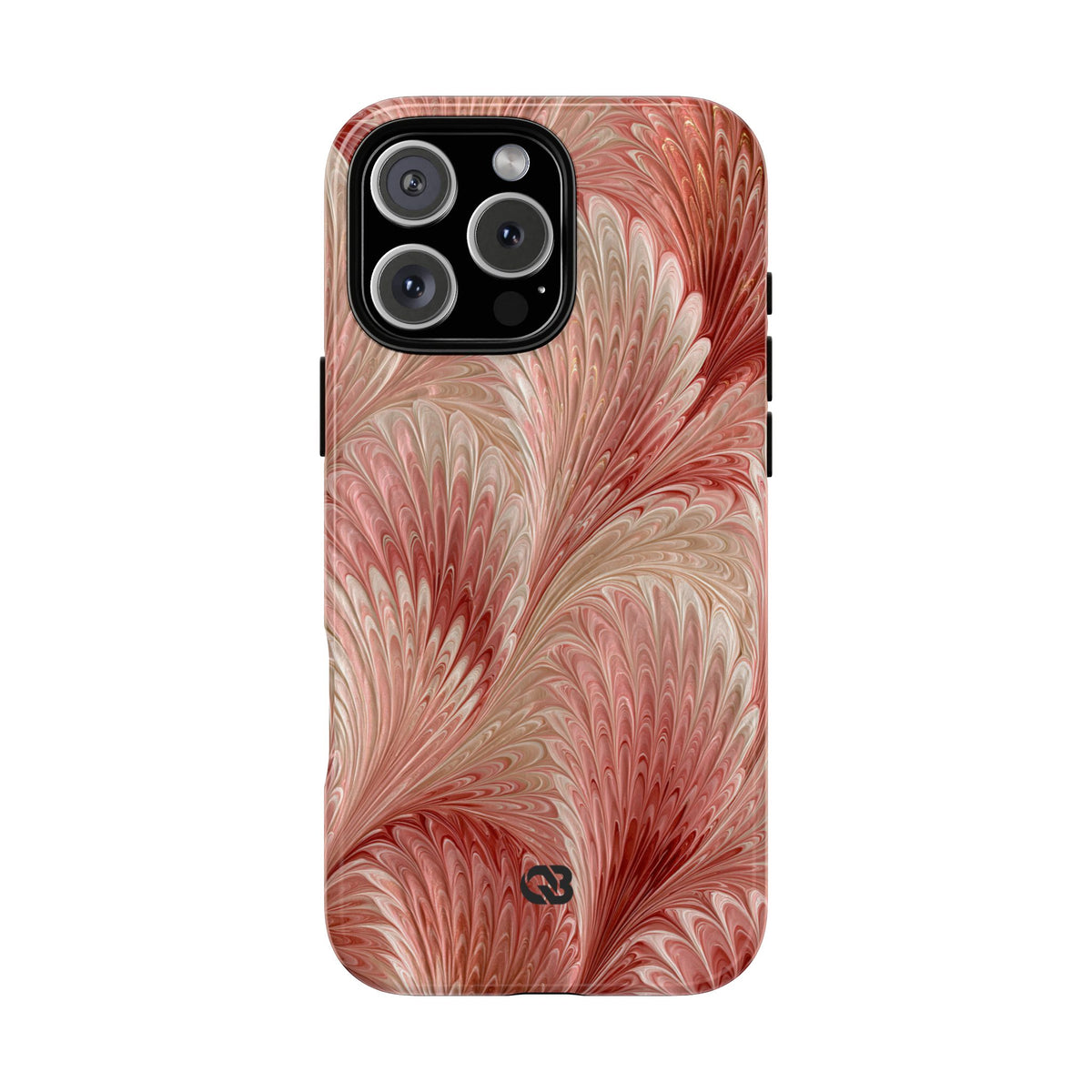 Blush Petal Plume · Tough Phone Case for iPhone · Pink