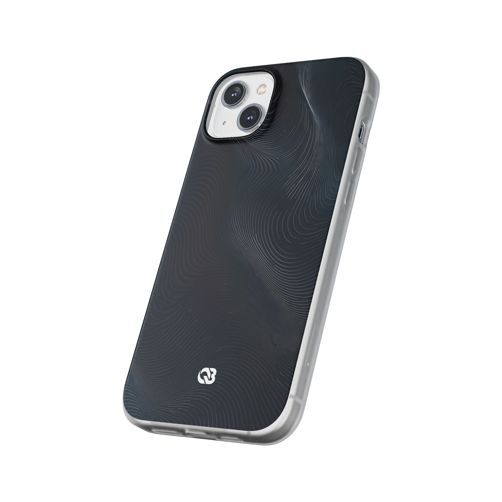 Black Lite Phone Case for iPhone - Obsidian Ridge Flux
