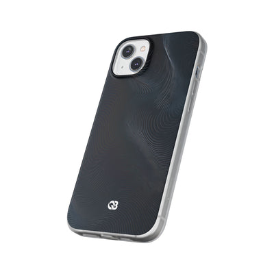 Black Lite Phone Case for iPhone - Obsidian Ridge Flux