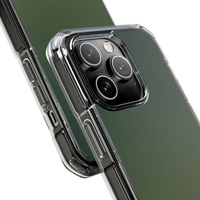 Evergreen Gradient · Clear Impact Magnetic Phone Case for iPhone ·  Green