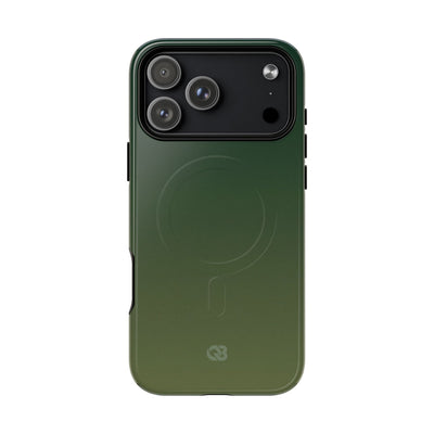 Green Tough 2.0 Magsafe Phone Case for iPhone - Shadow Moss Grain