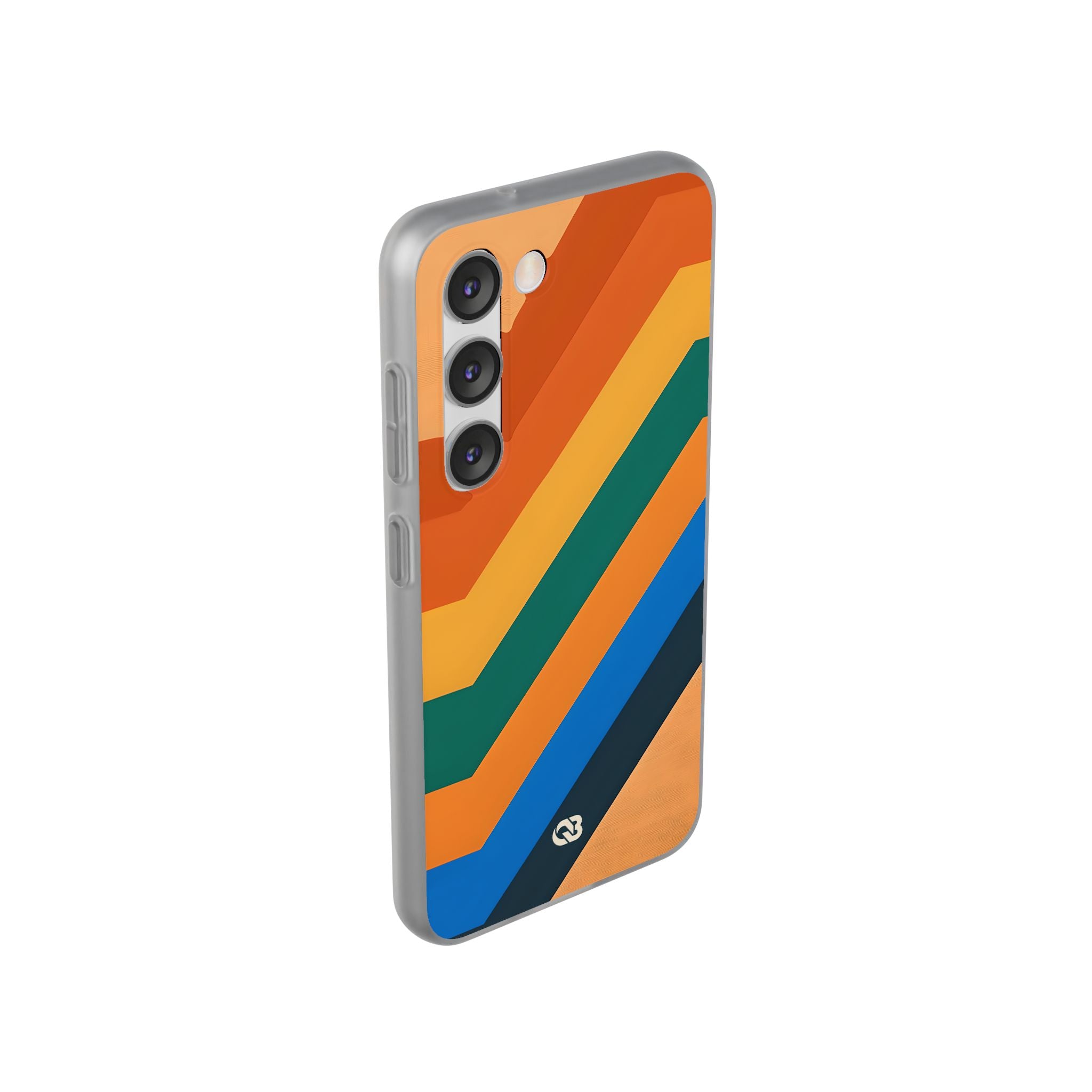 Retro Ridge Lines · Soft Phone Case for Samsung