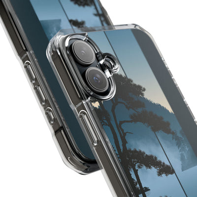 Blue Impact MagSafe Phone Case for iPhone - Kyoto Mist Pine