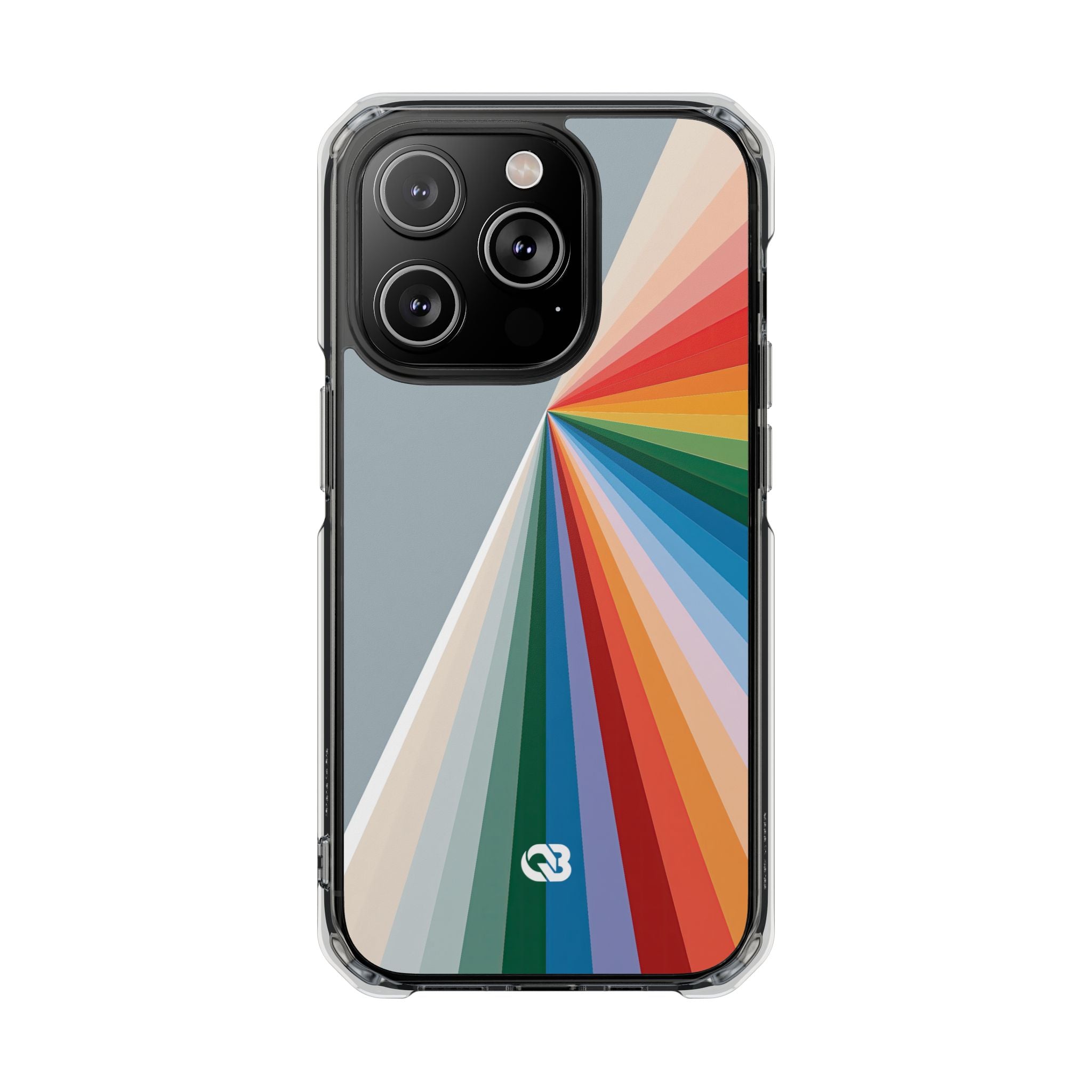 Grey Impact MagSafe Phone Case for iPhone - Slate Prism Burst