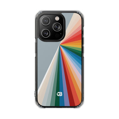 Grey Impact MagSafe Phone Case for iPhone - Slate Prism Burst