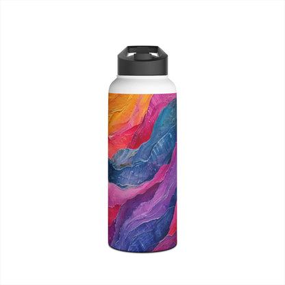 Golden Ridges - Stainless Steel Water Bottle