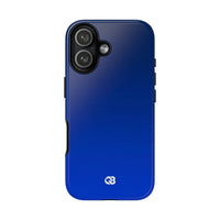 Blue Tough Phone Case for iPhone - Cobalt Depth Shift