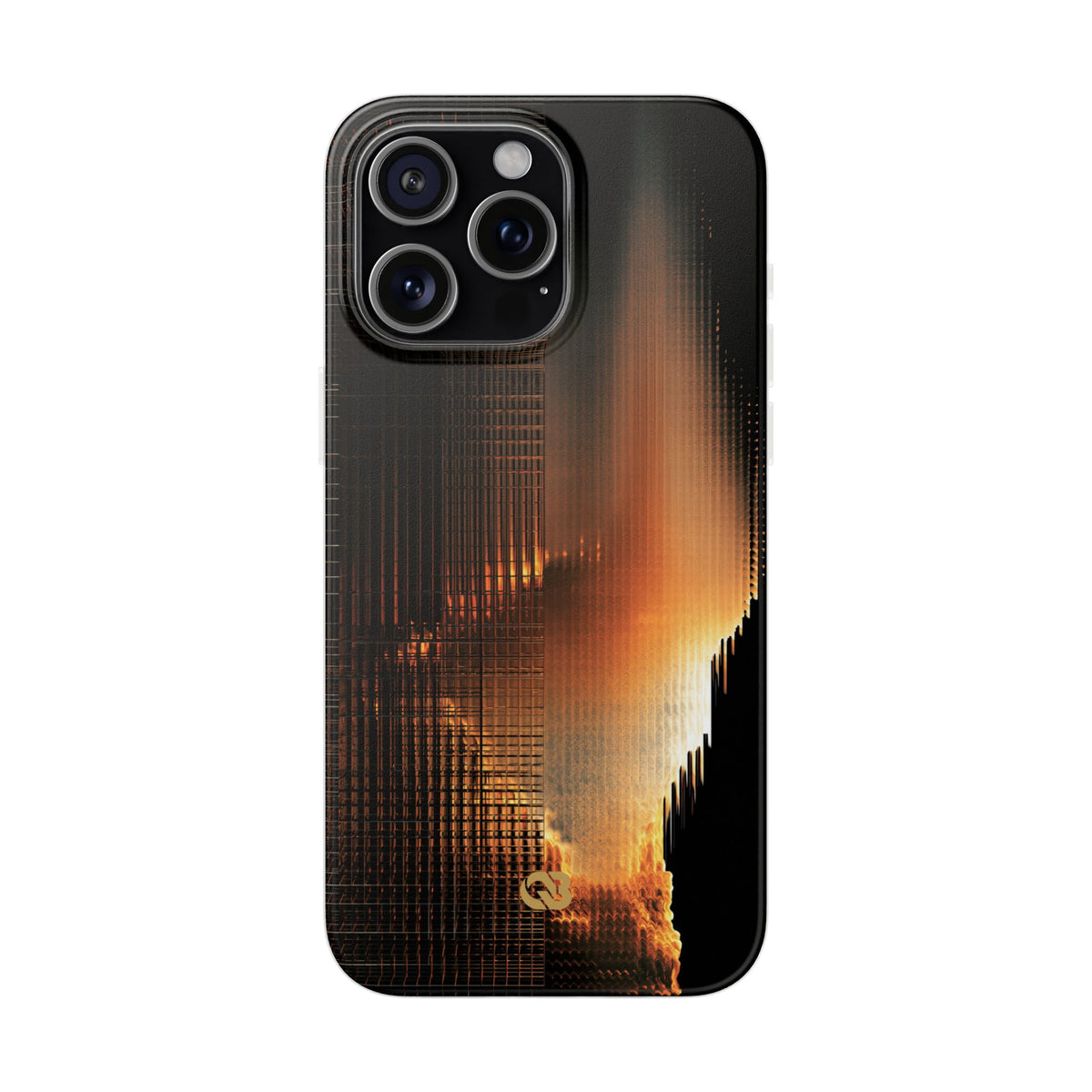 Luminous Grid · Lite Phone Case for iPhone ·  Black