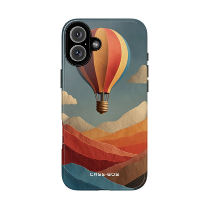 Striped Balloon Glow iPhone 16 Plus Case - Tough