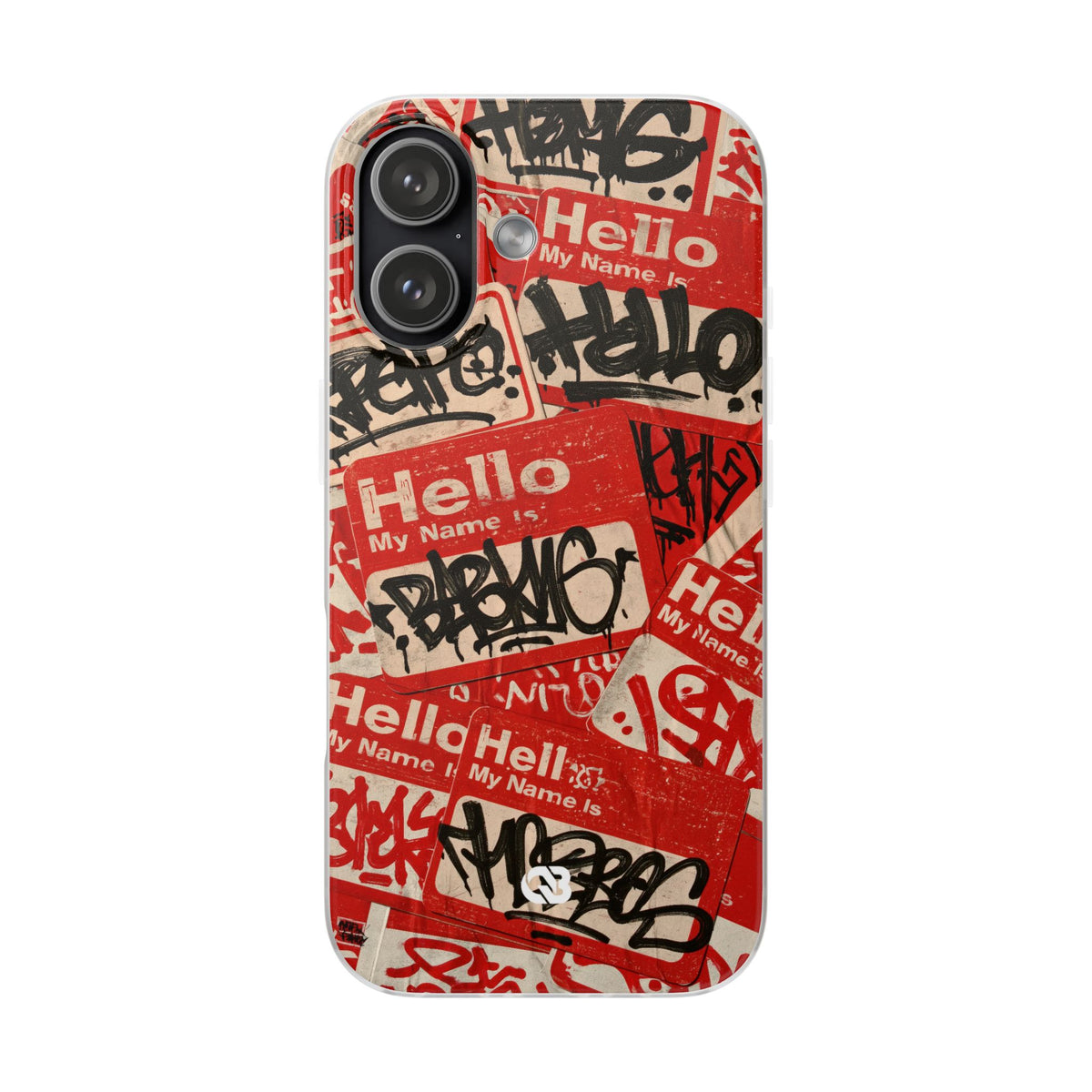 Slap Tag Collage · Lite Phone Case for iPhone ·  Red