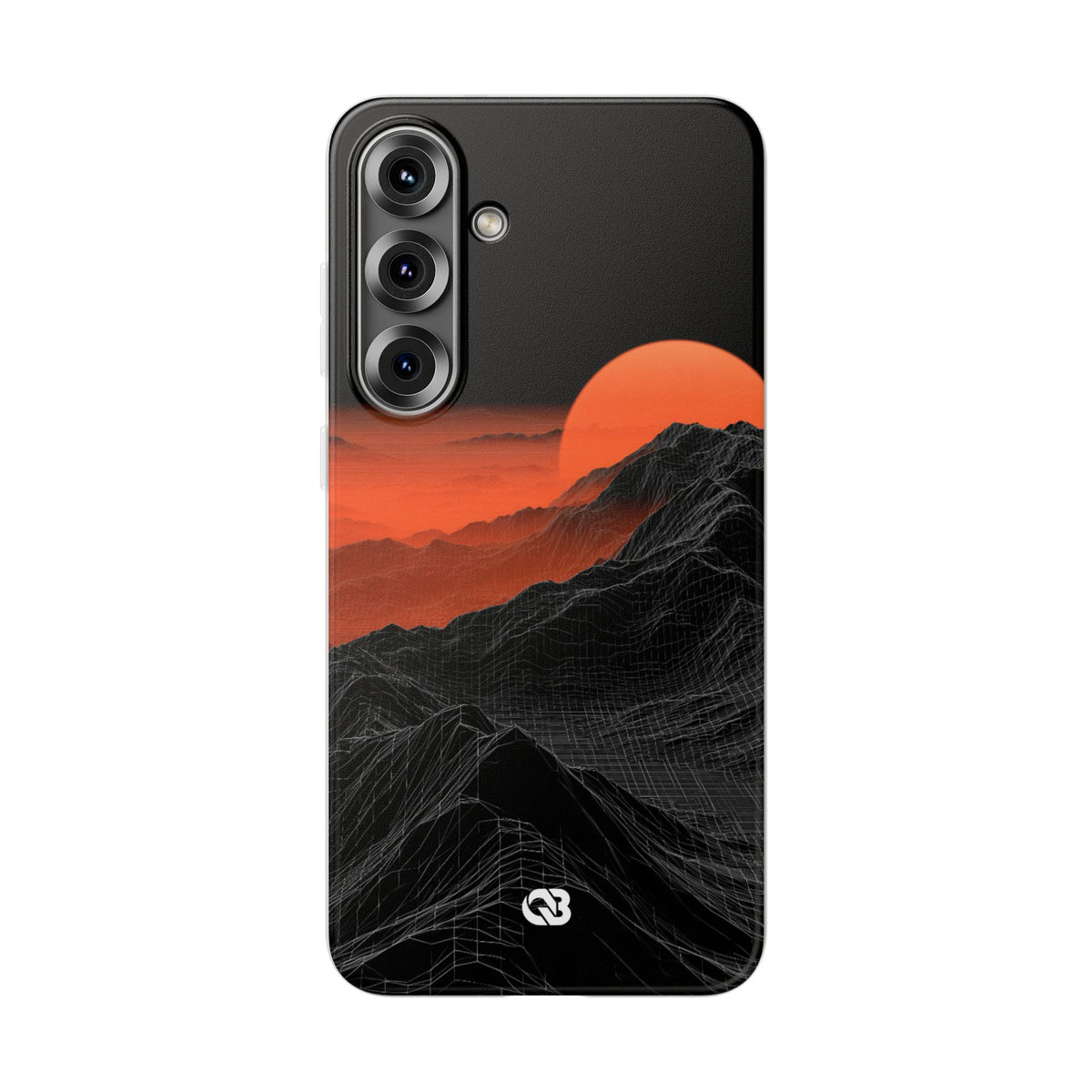 Solar Ridge Mesh · Lite Phone Case for Samsung · Black