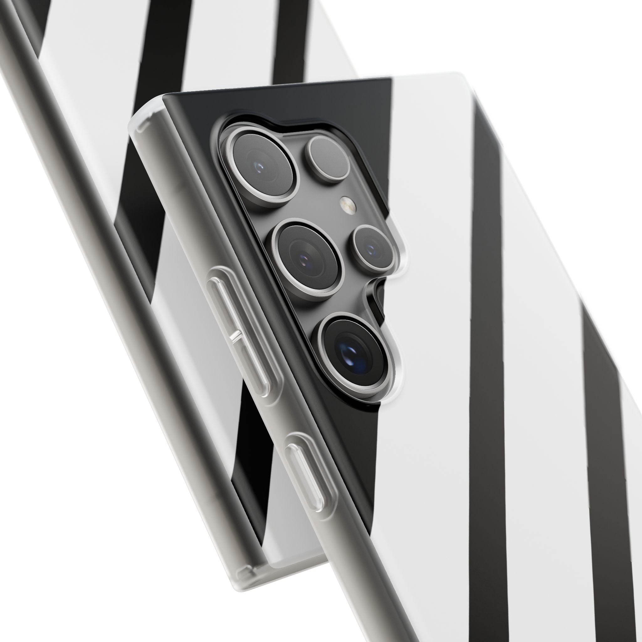 Diagonal Bands Noir Samsung S24 Ultra Case - Soft