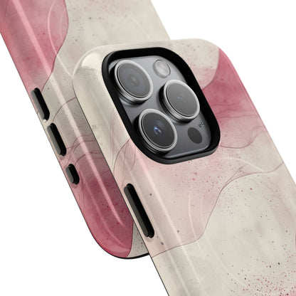 Crimson Waves iPhone 15 Pro Skal - Tough+