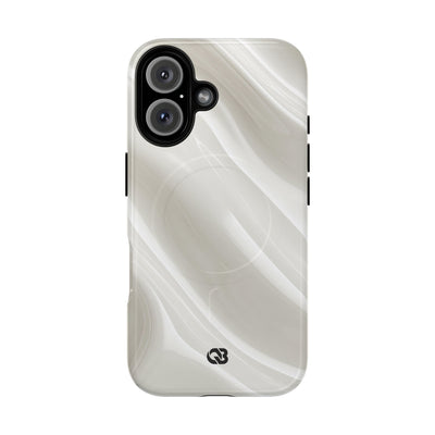 Liquid Enamel Fold · Tough 2.0 Magnetic Phone Case for iPhone · White