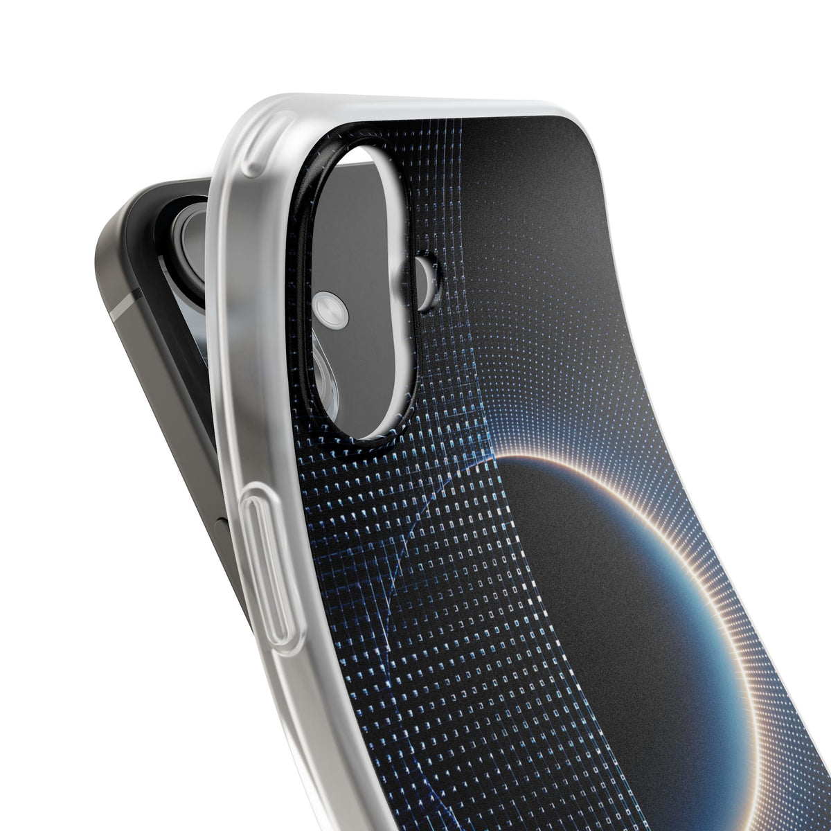 Luminous Meridian · Lite Phone Case for iPhone ·  Black