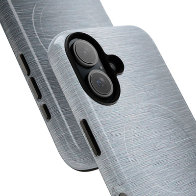 Brushed Aluminum · Tough 2.0 Magnetic Phone Case for iPhone · Silver