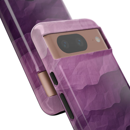 Purple Wave Layers Google Pixel 8 Case - Tough