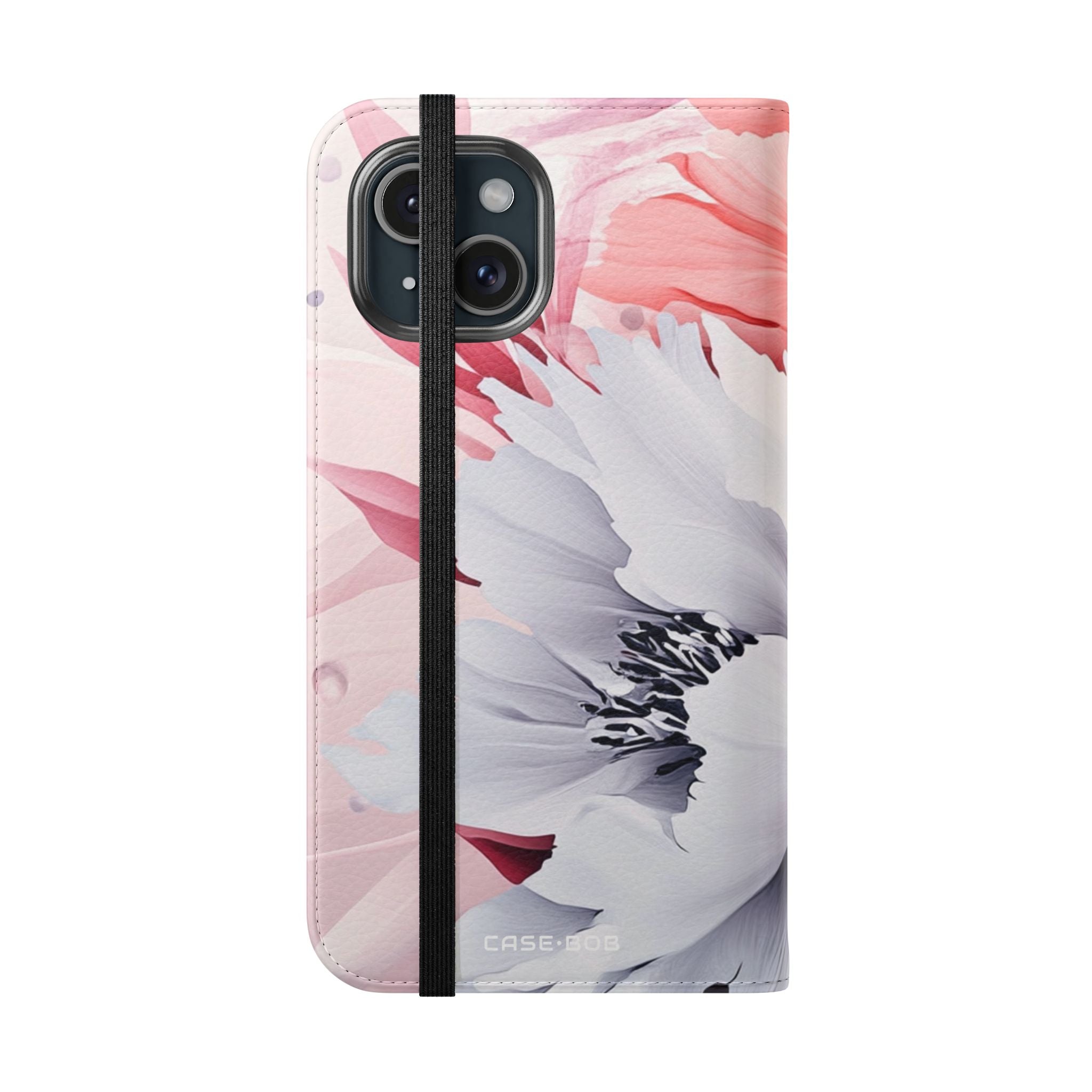 Coral Blossom - iPhone 15 Case - Wallet