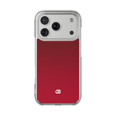 Red Impact MagSafe Phone Case for iPhone - Crimson Velvet Fade