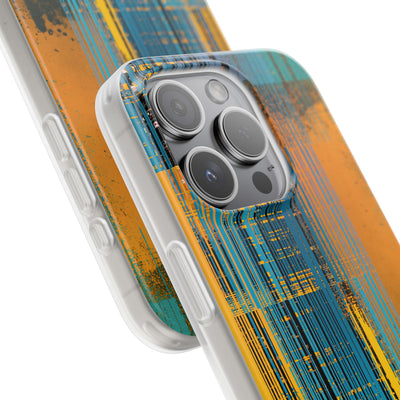 Cyber Glitch Stream · Lite Phone Case for iPhone ·  Teal