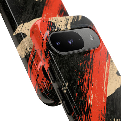 Urban Slash Camo · Tough Phone Case for Pixel ·  Black